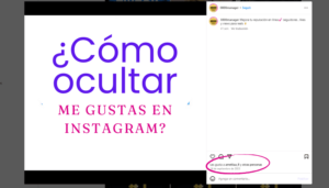 como ocultar los me gusta en instagram