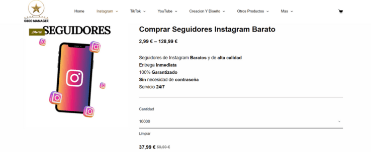 comprar seguidores instagram