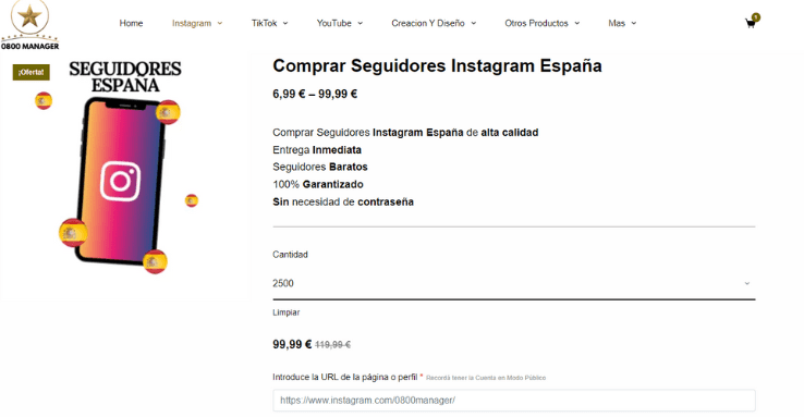 seguidores instagram españa